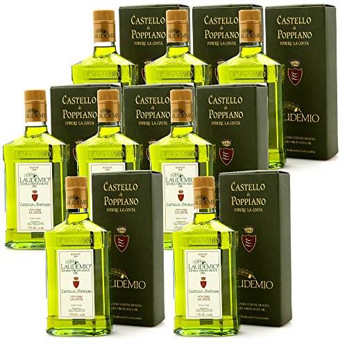 Laudemio Podere La Costa del Conte Ferdinando Guicciardini - Italienisches Olivenöl extra vergine (8 flaschen 25 cl) von Castello di Poppiano