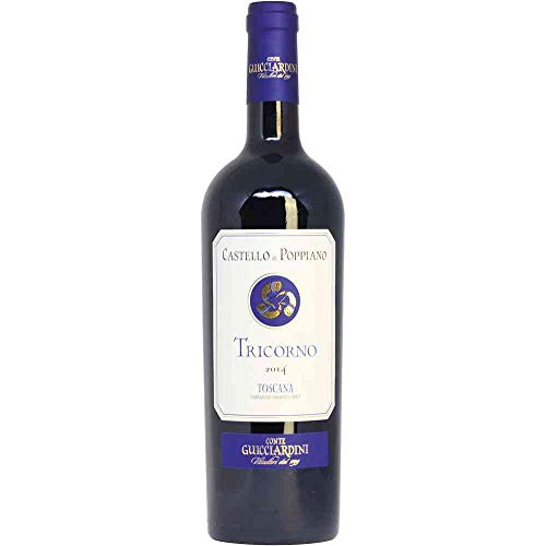 Tricorno di Poppiano 2014 Toscana IGT Rotwein Vegan trocken Conte Ferdinando Guicciardini Italien 750ml-Fl von Conte Ferdinando Guicciardini