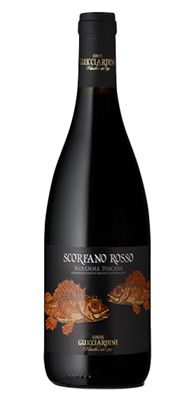 "Scorfano Rosso" Costa Toscana IGT 2021 von Conte Guicciardini