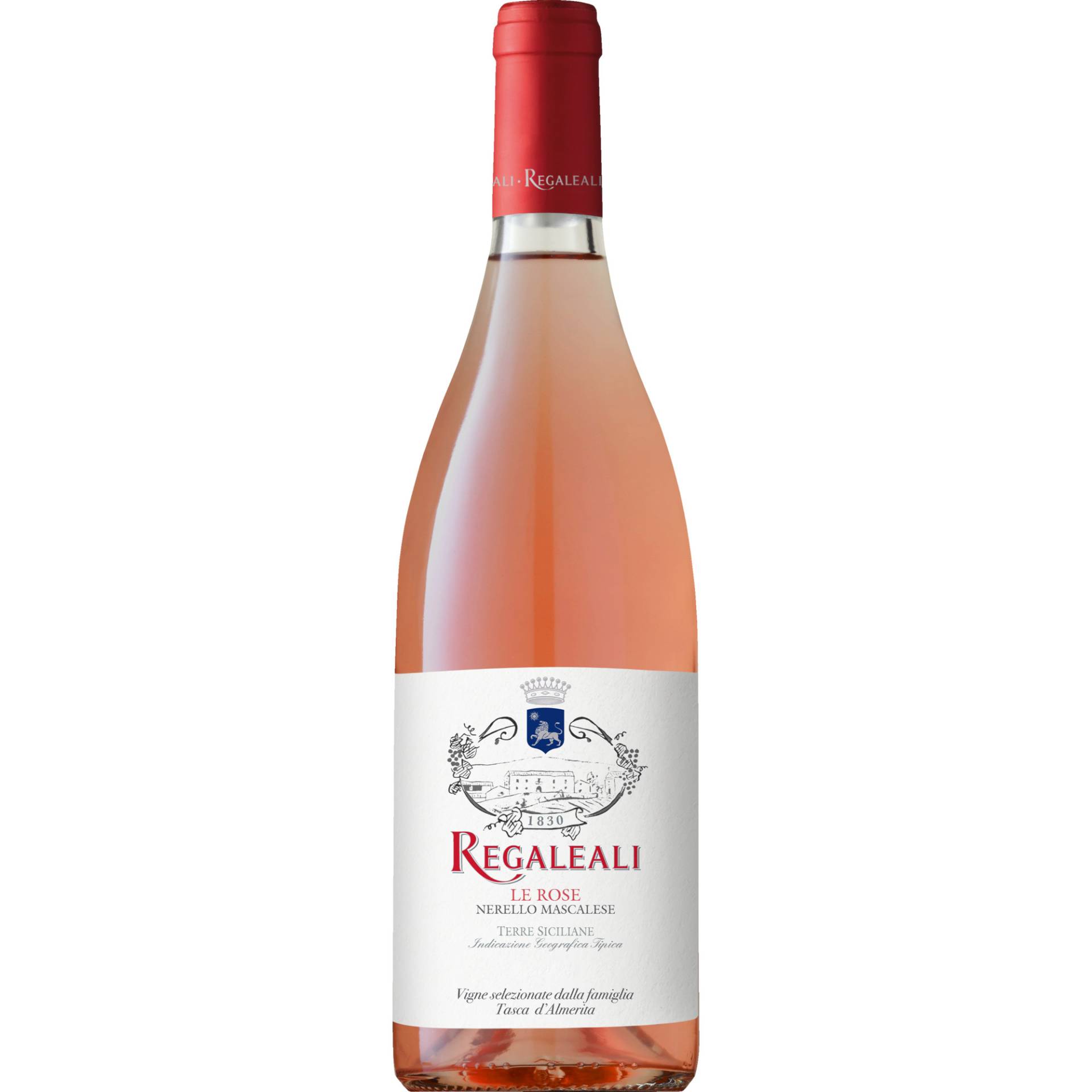 Regaleali le Rose, Terre Siciliane IGT, Sizilien, 2023, Roséwein von Conte Tasca d'Almerita Soc. Agr. a R.L., Tenuta Regaleali, Scalfani Bagni (PA), Italia