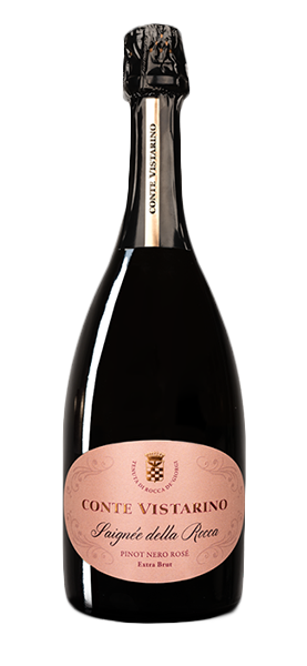 "SaignÃ©e della Rocca" OltrepÃ² Metodo Classico DOCG Extra Brut RosÃ© von Conte Vistarino