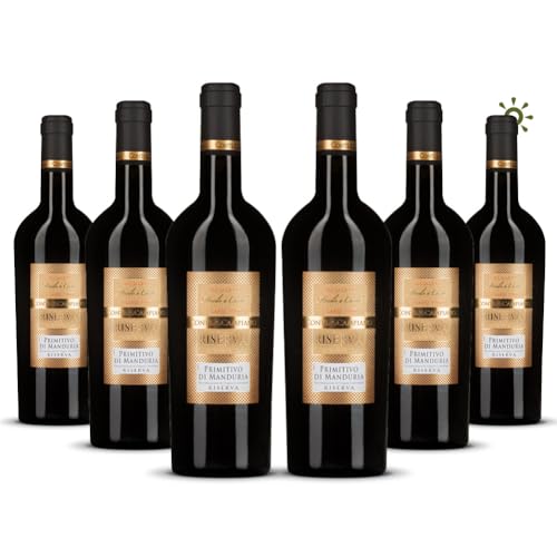 Conte di Campiano Primitivo di Manduria Riserva Classe 66 (6 x 0,75 l) | Jean Jartin Sparpaket mit #OLIVAS Sevillanas - die Königin unter den Oliven (80g ATG) von Conte di Campiano