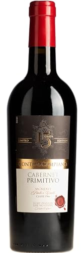 Conte di Campiano"15 Gradi" Limited Edition Cabernet Sauvignon/Primitivo di Manduria 2019 (1 x 0.75 l) von Conte di Campiano