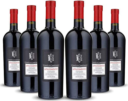 Conte di Campiano Negroamaro Appassimento IGT Salento (6 x 0,75 l) von Conte di Campiano