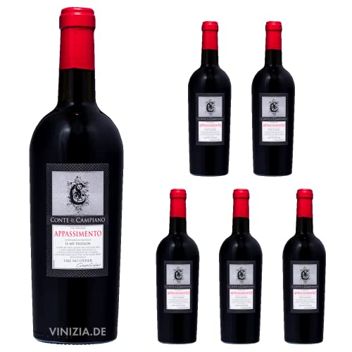 Conte di Campiano Negroamaro Appassimento IGT Salento (6 x 0,75 l) von Conte di Campiano