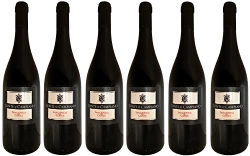 Conte di Campiano Sangiovese del Conte IGT trocken 2011 (6 Flaschen), 6er Pack (6 x 750 ml) von Conte di Campiano