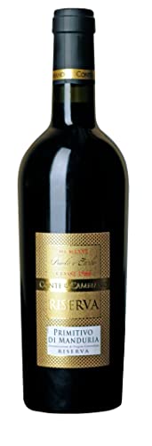 Primitivo di Manduria Riserva D.O.C 'Classe 1966' (1 x 0.75 l) - Ausgezeichneter Rotwein aus Apulien - im Fass gereift Primitivo di Manduria Riserva D.O.C 'Classe 1966' (1 x 0.75 l) - Ausgezeichneter Rotwein aus Apulien - im Fass gereift von Conte di Campiano