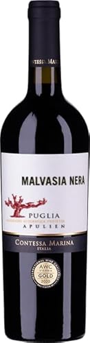 Malvasia Nera Puglia IGT Contessa Marina Apulien Rotwein halbtrocken (1 x 0,75l) von Contessa Marina