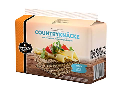 Countryknäcke Roggen, knuspriges Knäckebrot, 250g von Continental Bakeries