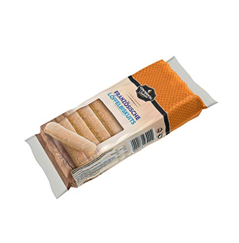 Französisches Löffelbiskuit, feine Boudoirs, French Ladyfingers, 400g (4 x 100g) von Continental Bakeries