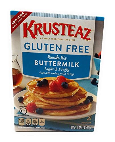 Krusteaz, Gluten Free, Pancake Mix, Buttermilk, 16oz Box (Pack of 2) by Krusteaz von Krusteaz