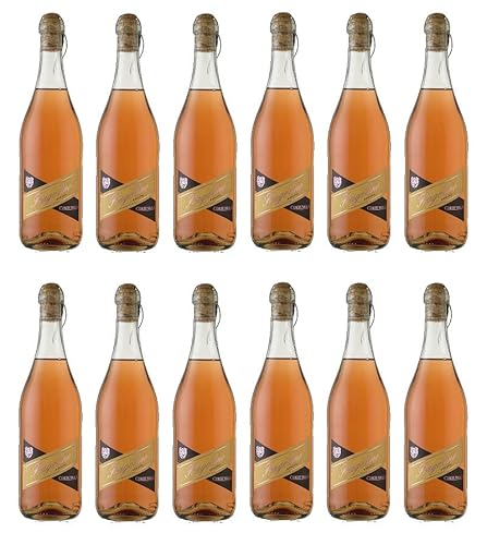 12x 0,75l - Corte Viola - Fragolino - Rosato - Frizzante - aromatisiertes weinhaltiges Getränk - Italien - süß von Contri Spumanti