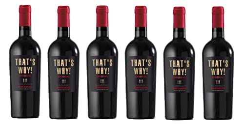 6x 0,75l - Contri Spumanti - That's Why! - Puglia I.G.P. - Apulien - Italien - Rotwein trocken 6x 0,75l - Contri Spumanti - That's Why! - Puglia I.G.P. - Apulien - Italien - Rotwein trocken von Contri Spumanti