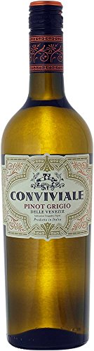 Conviviale Pinot Grigio, Delle Venezie (Case of 6x75cl), Italien/Weißwein, (GRAPE PINOT GRIGIO 100%) von Conviviale