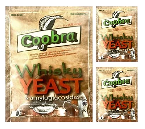 Coobra HUGBERT TOP Whisky Yeast Brennerei-Hefe Whisky Alkohol Gärhefe Hefe, 3 Stück Coobra HUGBERT TOP Whisky Yeast Brennerei-Hefe Whisky Alkohol Gärhefe Hefe, 3 Stück von Coobra