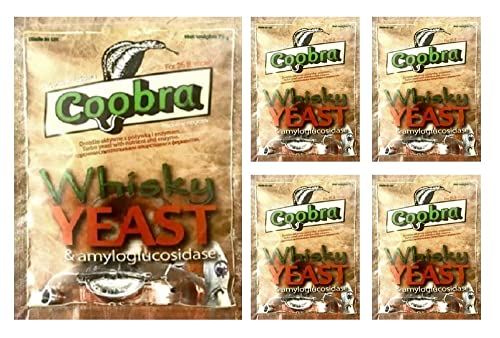 Coobra HUGBERT TOP Whisky Yeast Brennerei-Hefe Whisky Alkohol Gärhefe Hefe, 5 Stück Coobra HUGBERT TOP Whisky Yeast Brennerei-Hefe Whisky Alkohol Gärhefe Hefe, 5 Stück von Coobra