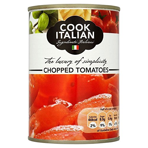 Koch Italienisch gehackte Tomaten (390g) - Packung mit 2 von Cook Italian