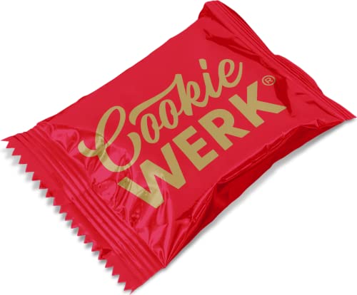 Cookie Werk | Day Cookie | Rote Verpackung & Goldene Schrift von Cookie Werk