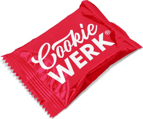 Cookie Werk | Day Cookie | Rote Verpackung & Weiße Schrift von Cookie Werk
