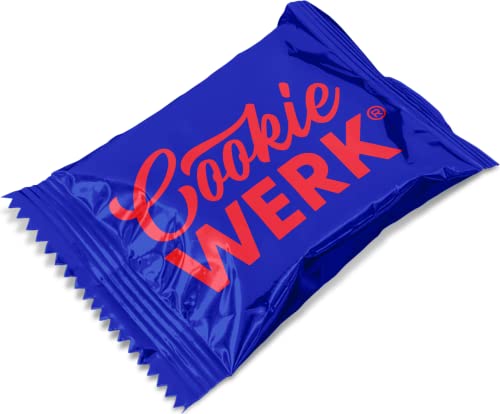 Cookie Werk | Night Cookie | Blaue Verpackung & Rote Schrift von Cookie Werk