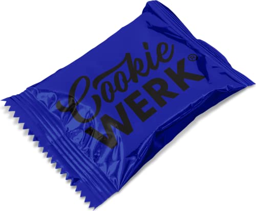 Cookie Werk | Schoko Cookie | Blaue Verpackung & Schwarze Schrift von Cookie Werk