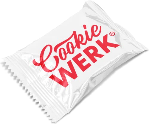 Cookie Werk | Schoko Cookie | Weiße Verpackung & Rote Schrift von Cookie Werk