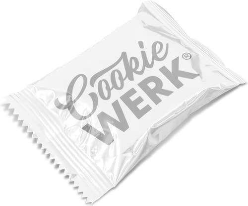 Cookie Werk | Schoko Cookie | Weiße Verpackung & Silberne Schrift von Cookie Werk