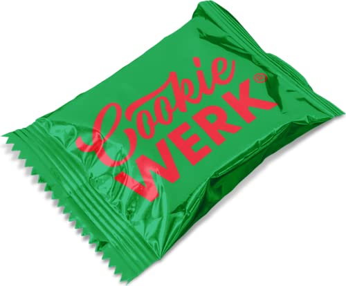 Cookie Werk | Vanille Cookie | Grüne Verpackung | Rote Schrift von Cookie Werk