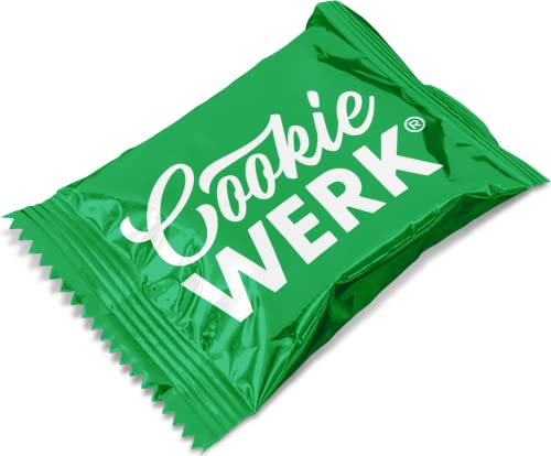 Cookie Werk | Vanille Cookie | Grüne Verpackung | Weiße Schrift von Cookie Werk
