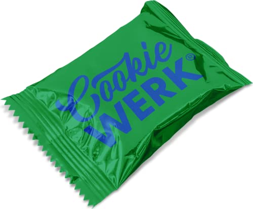 Cookie Werk | Zitronencreme Cookie | Grüne Verpackung & Dunkelblaue Schrift von Cookie Werk