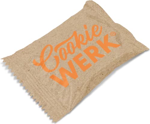 Cookie Werk | Zitronencreme Cookie | Nachhaltige Papierverpackung & Orangene Schrift von Cookie Werk