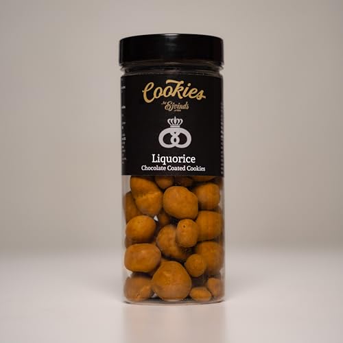 Liquorice Cookie Bites – 245g – Dänische Butterkekse mit Lakritz & dunkler Schokolade – Handgemachte Premium-Cookies – Für echte Lakritz-Liebhaber Liquorice Cookie Bites – 245g – Dänische Butterkekse mit Lakritz & dunkler Schokolade – Handgemachte Premium-Cookies – Für echte Lakritz-Liebhaber von Cookies by Ejvinds
