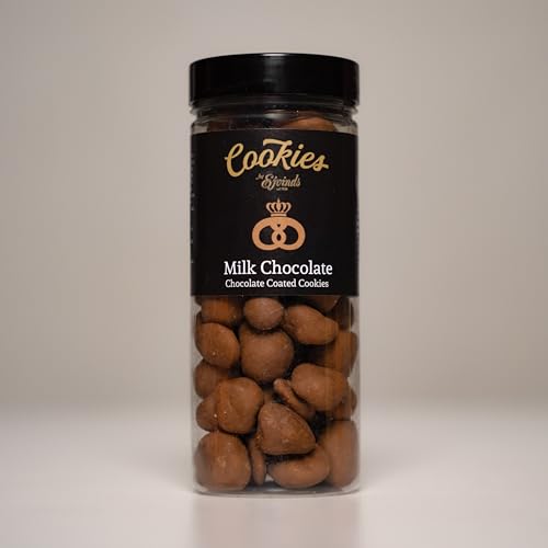 Milk Chocolate Cookie Bites – 245g – Dänische Butterkekse mit Vollmilchschokolade – Handgemachte Premium-Kekse – Perfekt zum Teilen, Genießen oder Verschenken von Cookies by Ejvinds
