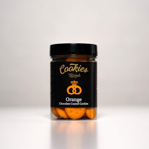 Orange Cookie Bites – 130g – Dänische Butterkekse mit Orangenstücken & Vollmilchschokolade – Handgemachte Premium-Cookies – Fruchtig & schokoladig von Cookies by Ejvinds