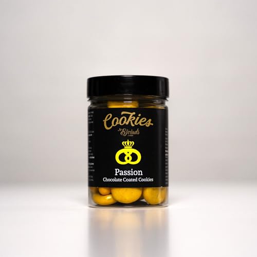 Passion Cookie Bites – 130g – Dänische Butterkekse mit Passionsfrucht & weißer Schokolade – Handgemachte Premium-Cookies – Exotisch & fruchtig von Cookies by Ejvinds