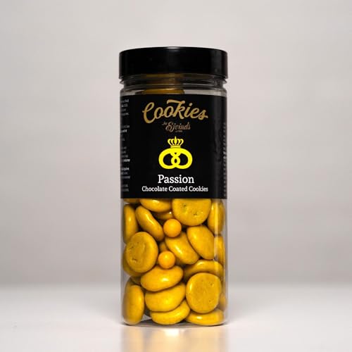 Passion Cookie Bites – 245g – Dänische Butterkekse mit Passionsfrucht & weißer Schokolade – Handgemachte Premium-Cookies – Exotisch & fruchtig von Cookies by Ejvinds