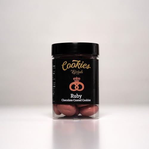 Ruby Cookie Bites – 130g – Dänische Butterkekse mit Ruby-Schokolade – Handgemachte Premium-Cookies – Fruchtig, cremig & rosa Genuss von Cookies by Ejvinds