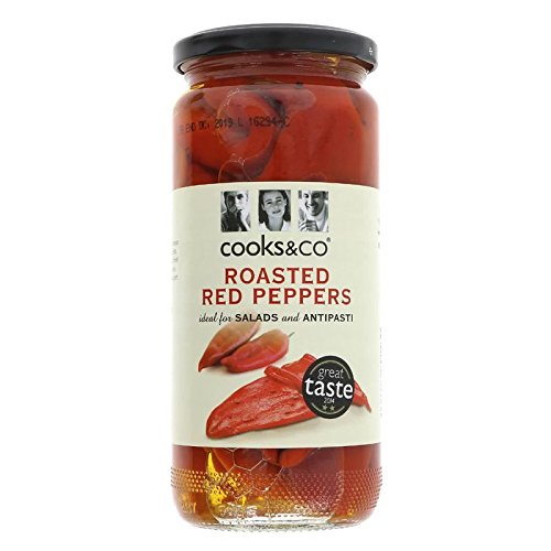 COOKS & CO | Röstete rote Paprika | 4 x 460 g (UK) von Cooks & Co