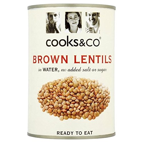 Cooks & Co Linsen, braun, 400 g, 2 Stück von Cooks & Co