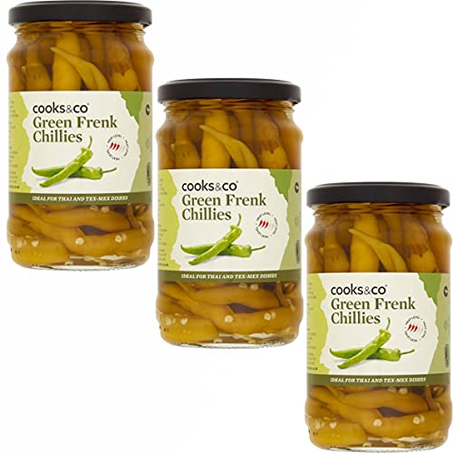 Cooks & Co. Green Frenk Chillies 300 g | 3 Stück von Cooks & Co