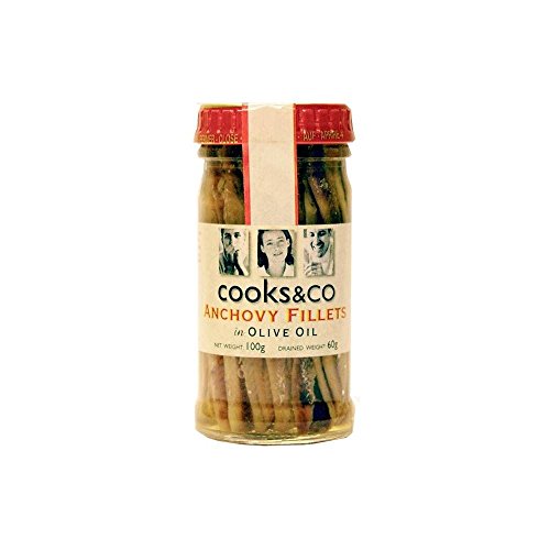 Köche & Co Sardellenfilets in Olivenöl (100 g) - Packung mit 2 von Cooks & Co