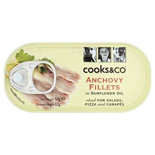 Cooks & Co Anchovy Fillets in Sunflower Oil 50g Cooks & Co Anchovy Fillets in Sunflower Oil 50g von Cooks