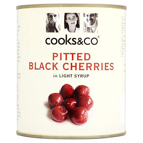 Cooks & Co Pitted Black Cherries 850g von Cooks