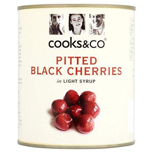 Cooks & Co Pitted Black Cherries 850g von Cooks