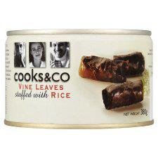 Cooks & Co Vine Leaves Stuffed With Rice 380G von Cooks