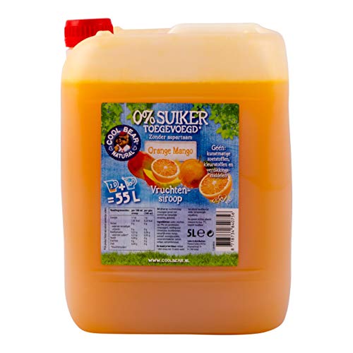Cool Bear Fruchtsirup Orange-Mango Flasche mit 5 Litern von Cool Bear
