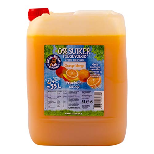 Cool Bear Fruchtsirup Orange-Mango Flasche mit 5 Litern Cool Bear Fruchtsirup Orange-Mango Flasche mit 5 Litern von Cool Bear