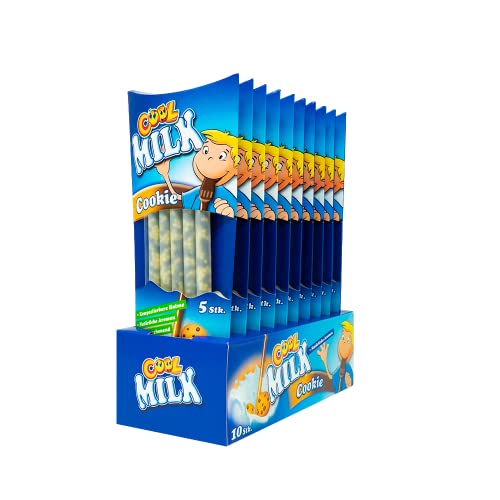 Cool Milk ÖKO kompostierbare Trinkhalme, Cookie, 300 gramm, 50 Trinkhalme (10 x 5er Pack) Cool Milk ÖKO kompostierbare Trinkhalme, Cookie, 300 gramm, 50 Trinkhalme (10 x 5er Pack) von Cool Milk