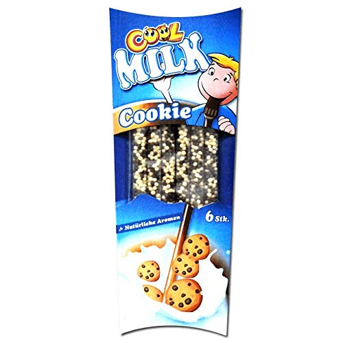 Cool Milk ÖKO Trinkhalme Cookie, Packung mit 5 kompostierbaren Trinkhalmen, 30 g von Cool Milk