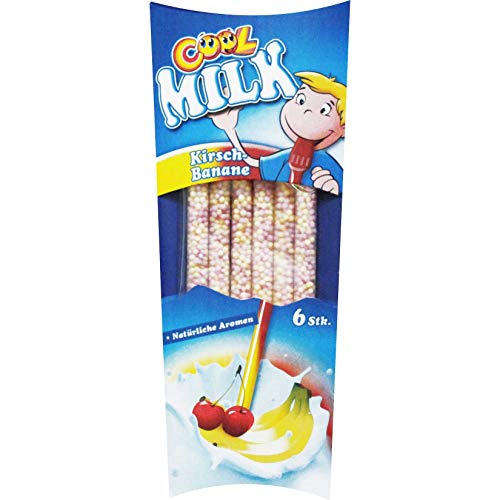 Cool Milk ÖKO Trinkhalme – 5 kompostierbare Trinkhalme, Kirsch Banane -Geschmack, nachhaltig & biologisch abbaubar, 30 g Cool Milk ÖKO Trinkhalme – 5 kompostierbare Trinkhalme, Kirsch Banane -Geschmack, nachhaltig & biologisch abbaubar, 30 g von Cool Milk